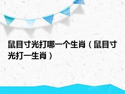 鼠目鸡肠打一生肖动物 ,收益成语分析落实_最新解答解释落实_iShop7.8.8